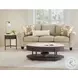 Reverie White And Brown End Table