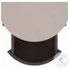 Reverie White And Brown End Table