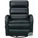 Nick Ryegate Sapphire Blue Swivel Glider Recliner