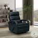 Nick Ryegate Sapphire Blue Swivel Glider Recliner
