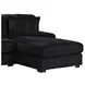 Twilight Black 2 Piece Modular Sectional with Pillows