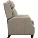Nixon Shoreham Cream Leather Push Thru The Arms Recliner