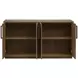 Valmont Harvest Brown 4 Door Buffet