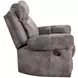 Nashville Gray Swivel Glider Recliner