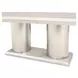 Marin Greige 77" Extendable Rectangular Dining Table