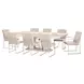 Marin Greige 77" Extendable Rectangular Dining Table