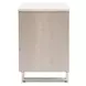 Marin Greige 3 Drawer Nightstand