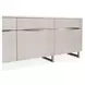 Marin Greige 82" Media Cabinet with 4 Storage Drawers with 3 Storage Drawers