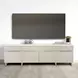 Marin Greige 82" Media Cabinet with 4 Storage Drawers with 3 Storage Drawers