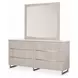 Marin Greige Dresser with Mirror