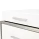 Marquee Cloud White 3 Drawer Nightstand