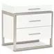 Marquee Cloud White 3 Drawer Nightstand