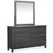 Meadowrise Raisin Black Panel Bedroom Set