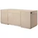 Marlowe Polished Limestone Leather 70" Executive Desk