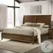 Ballard Walnut Brown King Sleigh Bed