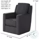 Diva Wendover Navy Swivel Glider