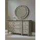 Savona Versaille Painted 9 Drawer Stockholm Dresser with Rectangular Regent Mirror