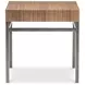 Collins Nocino and Black Oxide Square Side Table