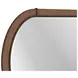 Verge Handcrafted Walnut Oval Mirror