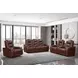 Chester Brown 74" Reclining Console Loveseat