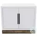 Nora Modular Jasmine White And Barnwood 2 Door Cabinet