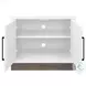 Nora Modular Jasmine White And Barnwood 2 Door Cabinet