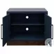 Nora Modular Blue Denim And Whiskey 2 Door Cabinet