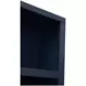 Nora Blue Denim and Whiskey 82" High Pier Bookcase