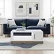 Nora Jasmine White and Barnwood Rectangular Cocktail Table