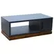 Nora Blue Denim and Whiskey Rectangular Cocktail Table