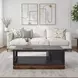 Nora Black and Whiskey Rectangular Cocktail Table