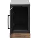 Nora Black and Whiskey Rectangular Occassional Table Set