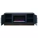 Nora Blue Denim And Whiskey 64" Fireplace TV Stand