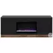 Nora Black And Whiskey 64" Fireplace TV Stand