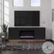 Nora Black And Whiskey 64" Fireplace TV Stand