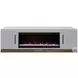 Nora Jasmine White And Barnwood 81" Fireplace TV Stand