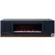 Nora Blue Denim And Whiskey 81" Fireplace TV Stand