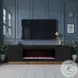Nora Black And Whiskey 81" Fireplace TV Stand
