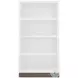 Nora Jasmine White And Barnwood Modular 60" High Bookshelf