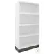 Nora Jasmine White And Barnwood Modular 60" High Bookshelf