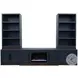 Nora Modular Blue Denim And Whiskey 2 Door Cabinet