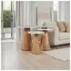 Nolan Natural Marble Top Accent Table Set Of 3