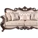 Constantine Beige 95" Sofa with Nailhead Trim