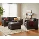 Nova Bomber Walnut Top Grain Leather Living Room Chair