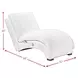 York Glam Fog 66" Chaise with USB Charging and LED