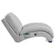 York Glam Fog 66" Chaise with USB Charging and LED