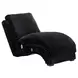 York Masis Black 66" Chaise with USB Charging and LED