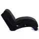 York Masis Black 66" Chaise with USB Charging and LED