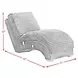 York Masis Black 66" Chaise with USB Charging and LED