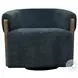 Fendrick Island Teal Swivel Accent Chair